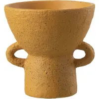 J-Line Vase zenia ceramique ocre small