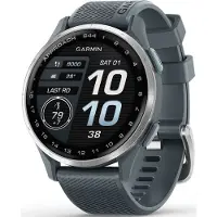 Garmin Approach S44 - 43 mm, argent/crépuscule, silicone