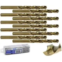GEKO Forets pour métal 10mm HSS, paquet de 10 (10 millimètres)