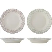 Bloomingville Assiette à pâtes Patrizia - lot de 2 pièces