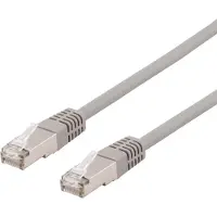 Deltaco Câble de raccordement U/FTP Cat6a, LSZH, 25 m, gris