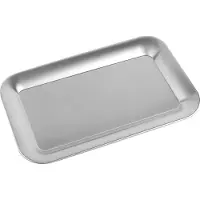 Aps Plat de service en acier inoxydable | Rectangulaire