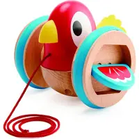 Hape Pull Along Bird Multicolore Enfants