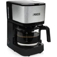 Princess Cafetière filtre Compact 8 600 W 0,75 L Noir et argent