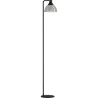 Eglo Lampadaire 98387 BELESER 60 W, E27 verre fumé