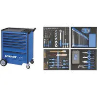 Gedore Chariot à outils 2005 0511, 147 pièces 2005-TS-147 | 4010886948422