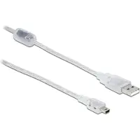 DeLOCK USB Kabel A -> Mini-B St/St 2.00m transparent