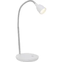 Brilliant Lampe de bureau blanche Anthony