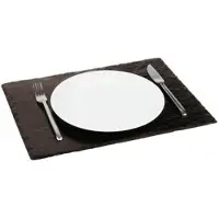 Aps Plaque d'ardoise naturelle avec rainure pour le jus