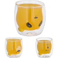 Relaxdays Verres à double paroi, Verres, Transparent