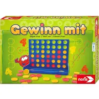 Noris Jeu De Société - Les 4 Alignés - Langue : Allemand