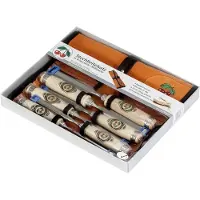 KIRSCHEN Jeu de ciseaux à bois 1171 LRT 6 pcs. en étui cuir velours