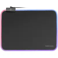 Mars Gaming Tapis De Souris Mmprgbl RGB (Noir), Tapis de souris, Noir