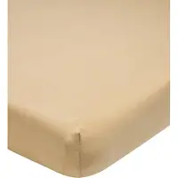 Meyco Home jersey drap-housse 180x200 sable chaud (180 x 200 cm)