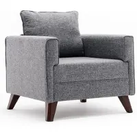 Hannah Home , Bella- BLC1497, Gris, Canapés-lits, Cadre : Bois / MDF