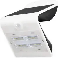 Blulaxa Lampe solaire LED 3,2W 400lm 3000K capteur blanc