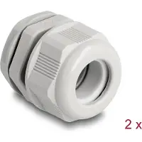 DeLOCK EX-kabelwartel M25 gris, 2 pièces -