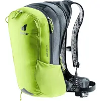 Deuter Sac à dos de sport 'Race Air' anthracite / gris clair / citron vert / argent