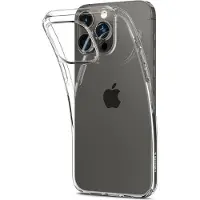 Spigen Crystal Flex mobile phone case (6.7") Cover Transparent (Apple iPhone 14 Pro Max), Coque pour téléphone portable, Transparent