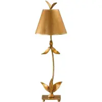 Flambeau Red Bell lampe de table feuille d'or FB-REDBELL-TL-GD