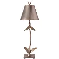 Flambeau Lampe de table Elstead Red Bell E27, argenté