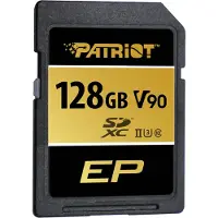 Patriot Memory Carte SD - PATRIOT - V90 SDXC UHS-II U3 - 128 Go - 300 Mo/s - Classe 10