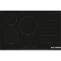 Bosch Serie 6 PXV831HC1E Table de cuisson encastrable 80 cm Table de cuisson à induction 5 feux Noir