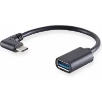 HB-DIGITAL S/CONN maximum connectivity Adapter, USB 3.0 type C mâle vers USB A femelle, 90°, OTG (13-30010)