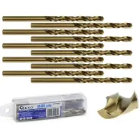 GEKO Forets pour métal 5,5 mm HSS, paquet de 10 (5,5 mm)