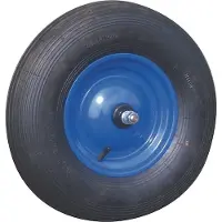 Müba Roue D.400x100 avec roulement à billes et axe - 72601