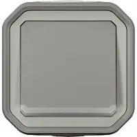 Legrand Komplett Feuchtraum-Schalterprogramm Plexo Grau 069713L (069713L)