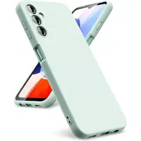 Screen Guard Professional Étui en silicone liquide pour Samsung Galaxy A14 5G (Samsung Galaxy A14 5G), Coque pour téléphone portable, Turquoise