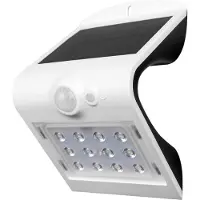 Blulaxa Applique LED solaire 48552 avec capteur, 1,5W, blanc