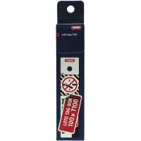ABUS Avertisseur à accrocher LOTO T100, petite taille, distributeur de 100 pièces