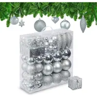 Relaxdays 110 pcs. ensemble de boules de Noël (110x)
