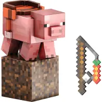 Minecraft Diamond Level Figurine de porc 14 cm