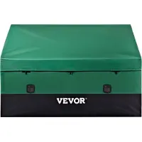 Vevor Coffre de jardin 660L Coffre de rangement pour l'extérieur Coffre à coussins Coffre de jardin bâche PE