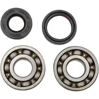 Hotrods Kawasaki 1988-2005 Kx125 Crank Shaft Bearing&seal Kit Argenté