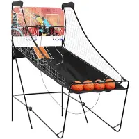 vidaXL Jeu de basket-ball d'arcade avec 4 ballons pour 2 joueurs