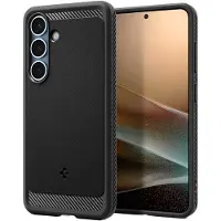 Spigen Coque Rugged Armor MagSafe Samsung Galaxy S25 Plus - Matte Black