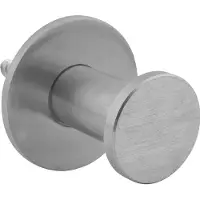 Technik Team Crochet pour manteaux Kuka avec plaque ø 35 mm, profondeur 30 mm, inox brossé