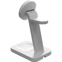 Mophie Snap+ 3-In-1 Qi2 Standing Wireless Charger For Three Devices Compatible With Magsafe And Qi2 - Blanc