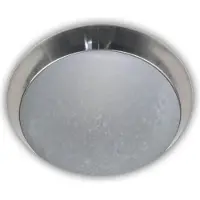 Niermann Standby Niermann 2x E27 plafonnier verre parchemin, nickel mat, 40cm, HF Sensor, Made in Germany (E27)