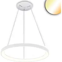 ISOLED Suspension LED Orbit 580, blanc, 48W, ronde, ColorSwitch 3000/3500/4000K, dimmable