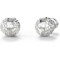 GUESS - Sparkling steel earrings with Calypso zircons JUBE04459JWRHT/U, (Acier inoxydable)