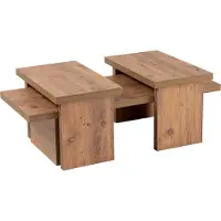 Skye Decor , Sanctuary - Atlantic Pine, Table basse, Pin atlantique, 100 % panneau de particules mélaminé, 110 x 45 x 41,5