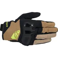 Alpinestars Chrome V2 Dark Khaki Black Motorcycle Gloves Taille 2XL