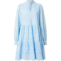 Y.A.S 26027162 Holi Long Sleeve Short Dress Bleu M Femme