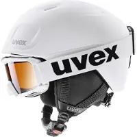 Uvex Heyya Pro Set White Black Mat 54-58 cm Casque de ski