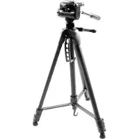Fancier tripod 183 cm tripod + 3d head - black + case, Trépied, Noir
